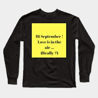 September Season Long Sleeve T-Shirt